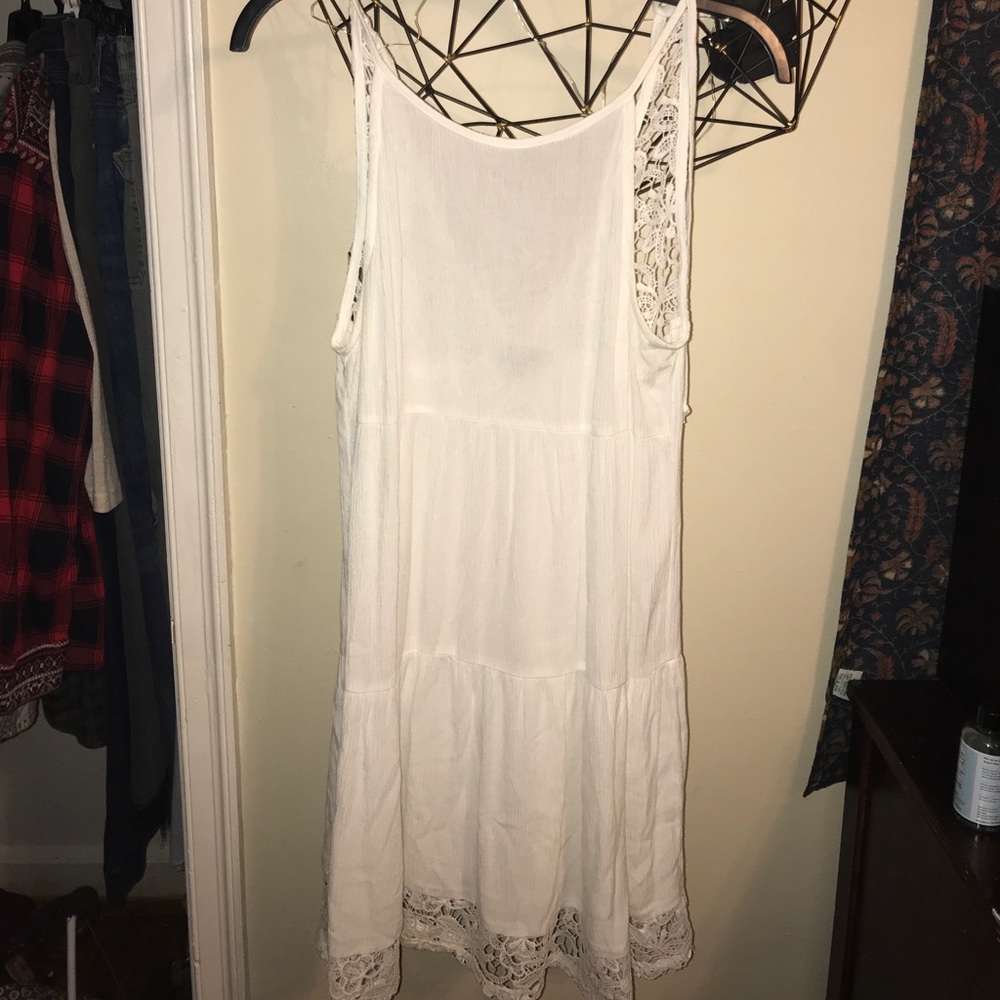 White Boho Dress